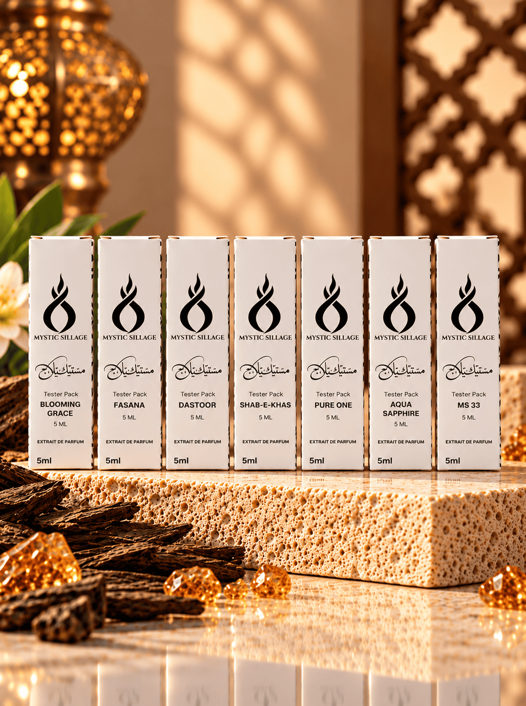 Seven-Pack Luxury Perfume Testers (1) MS Testers 5ml X7 - Image 1